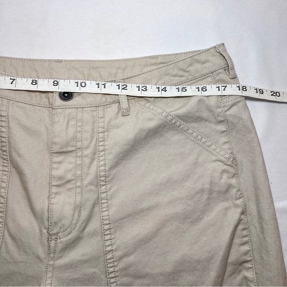 Mountain Hardwear Cotton Ridge High Waisted  Cream Colored Pant - Size 12 - Picture 8 of 10